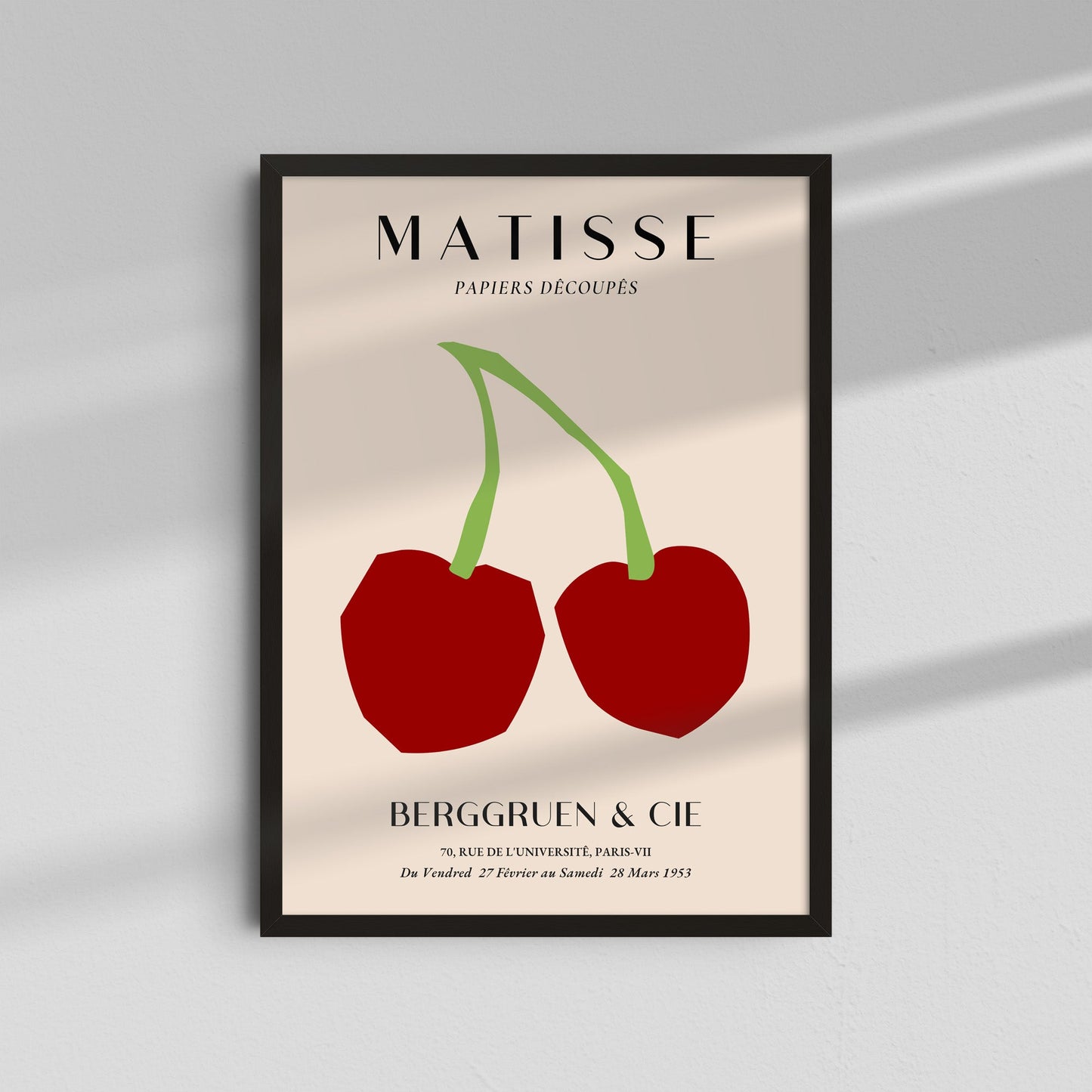 Cerezas Recortadas - Matisse