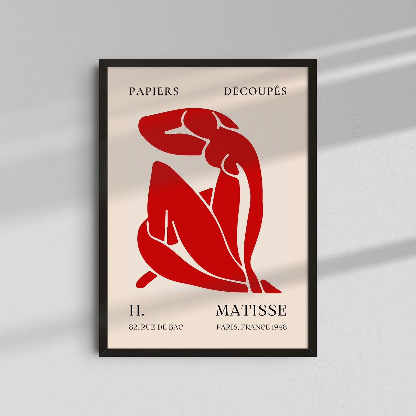 Figura Roja Recortada - Matisse