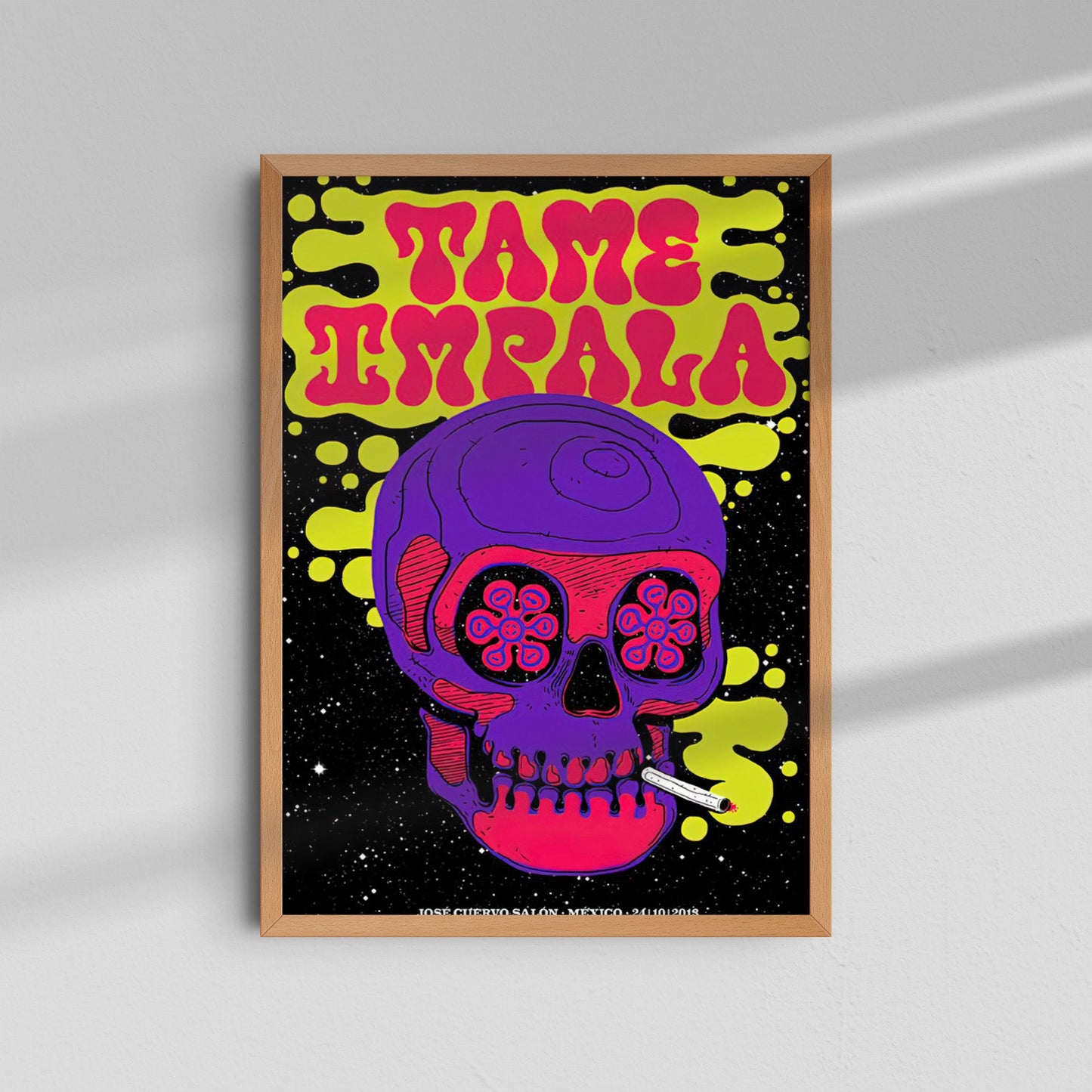 Tame Impala - Pink Skull Poster
