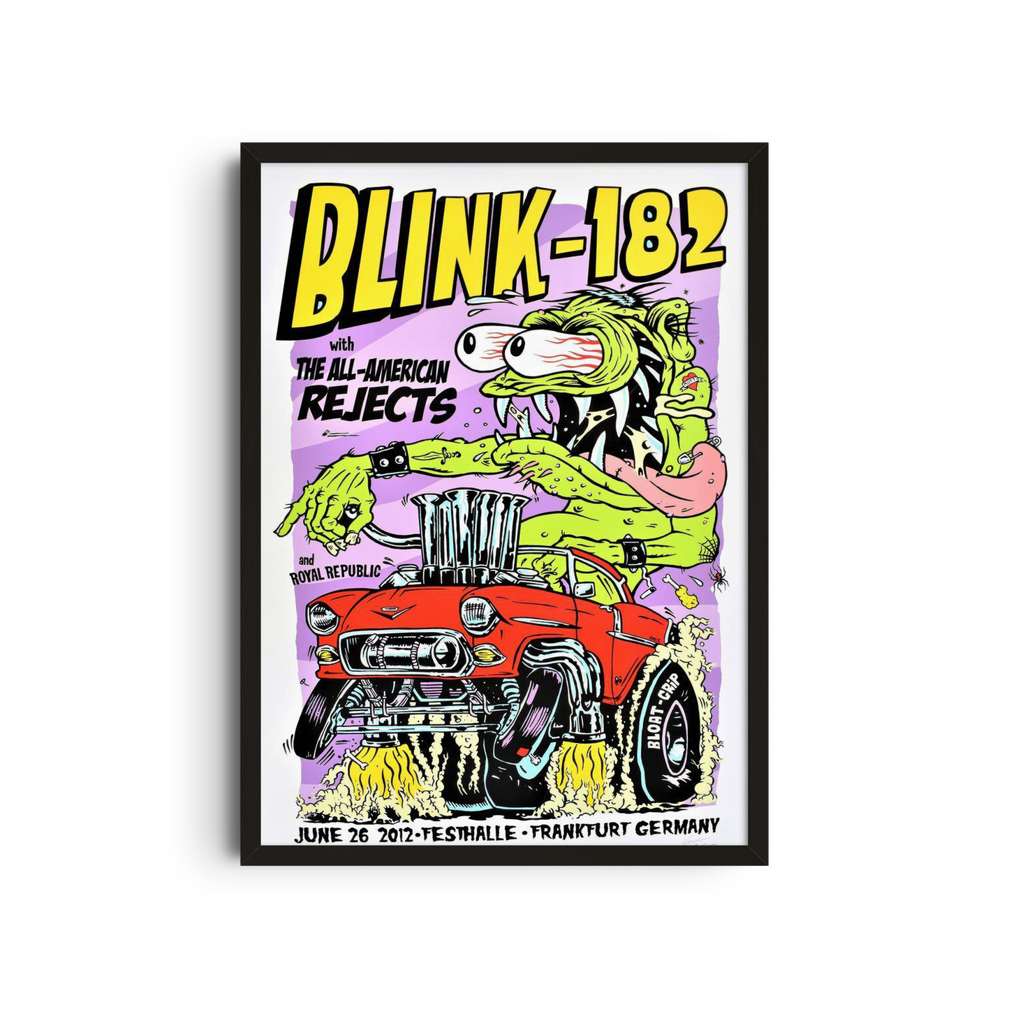 Blink-182 - Cartoon Hot Rod