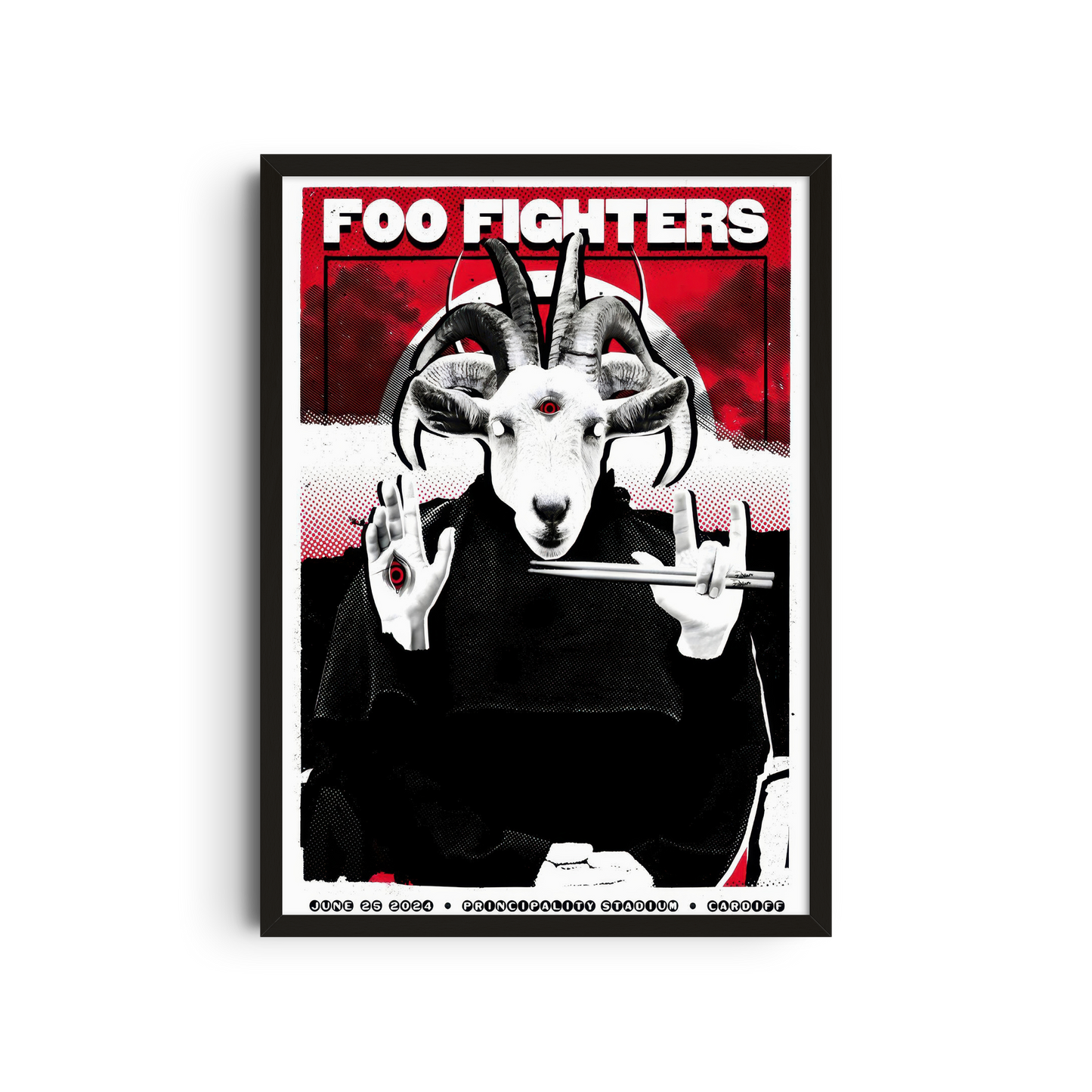 Foo Fighters - Goat Head Poster