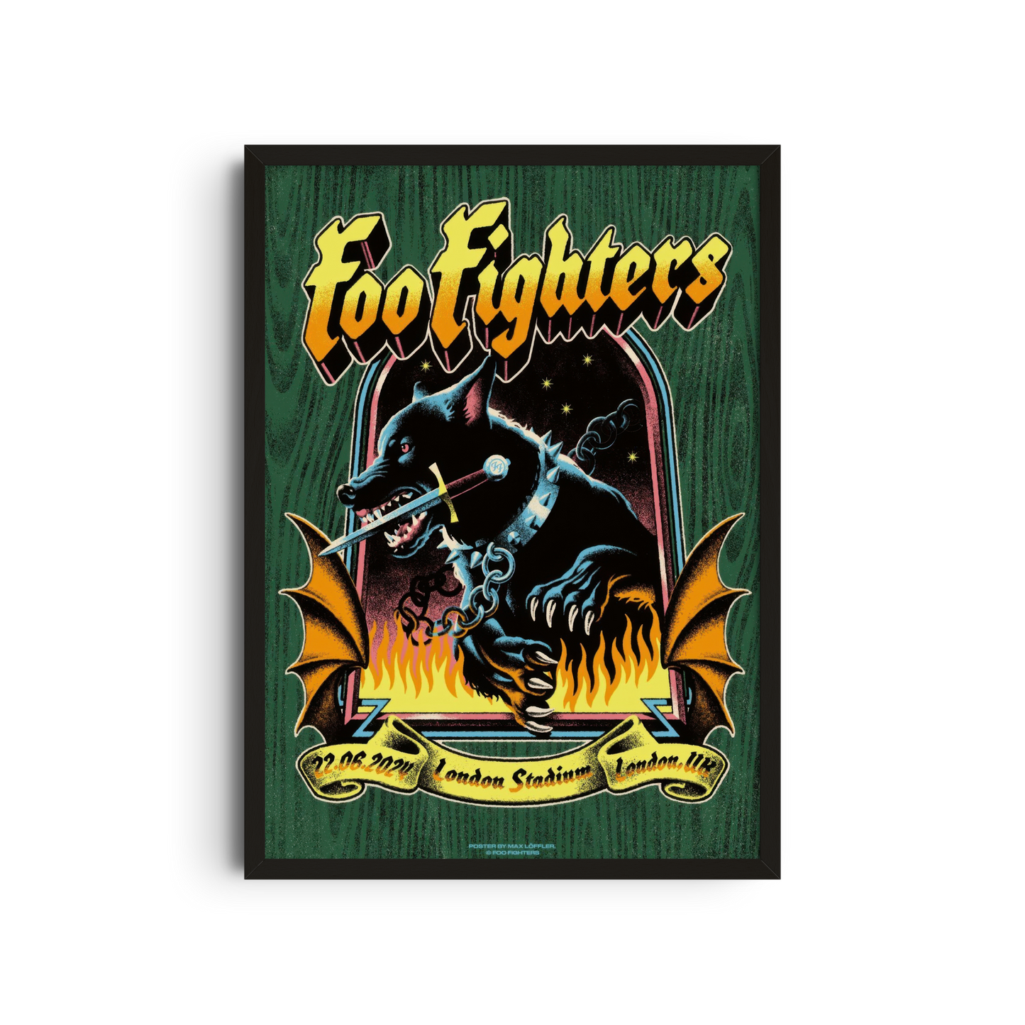 Foo Fighters - Dragon Poster