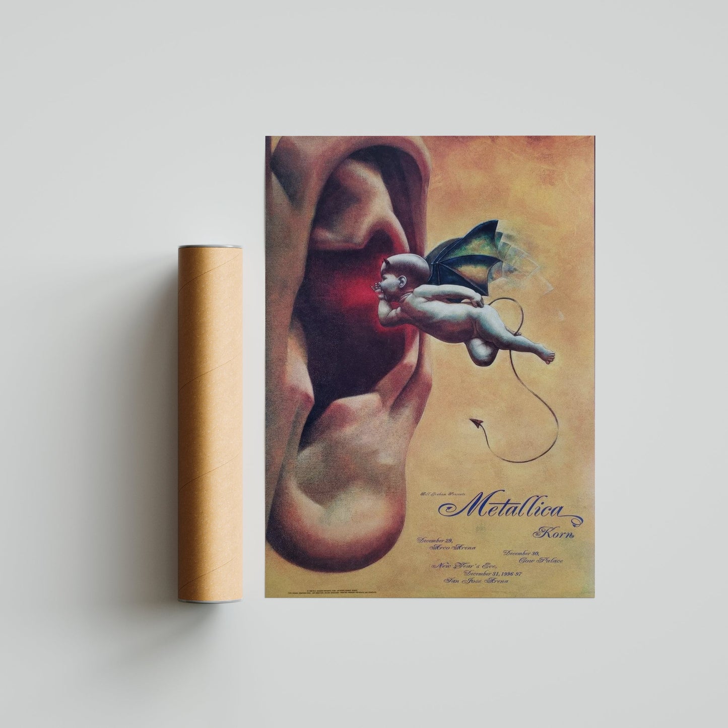 Metallica - Surreal Ear Poster