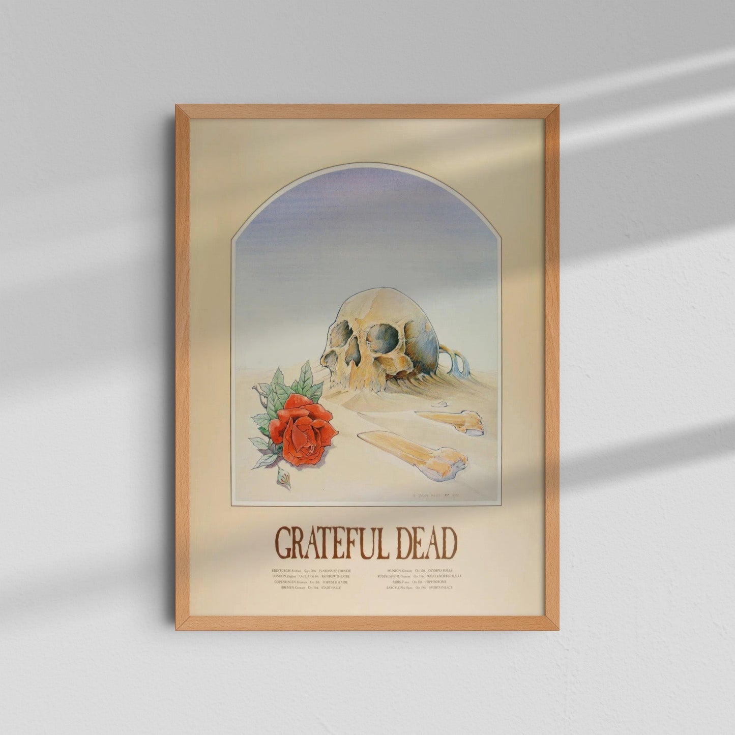Grateful Dead - Skull Rose