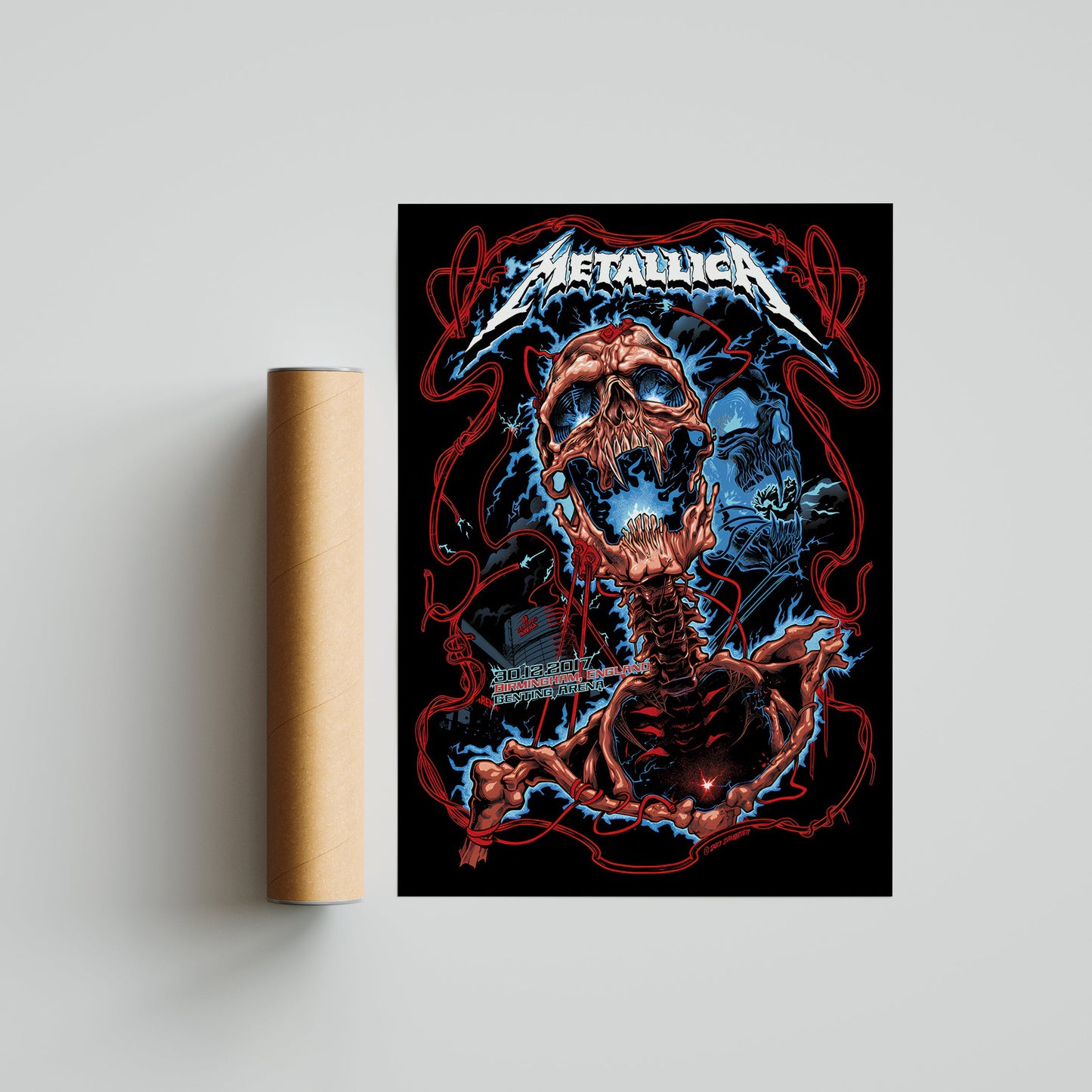 Metallica - Skull Snake Poster