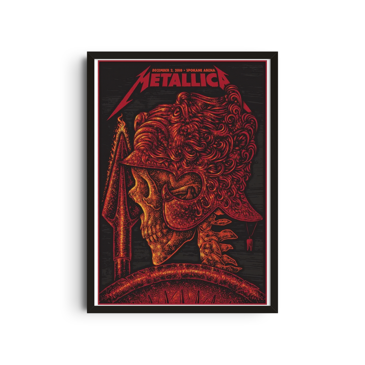 Metallica - Red Skull Profile