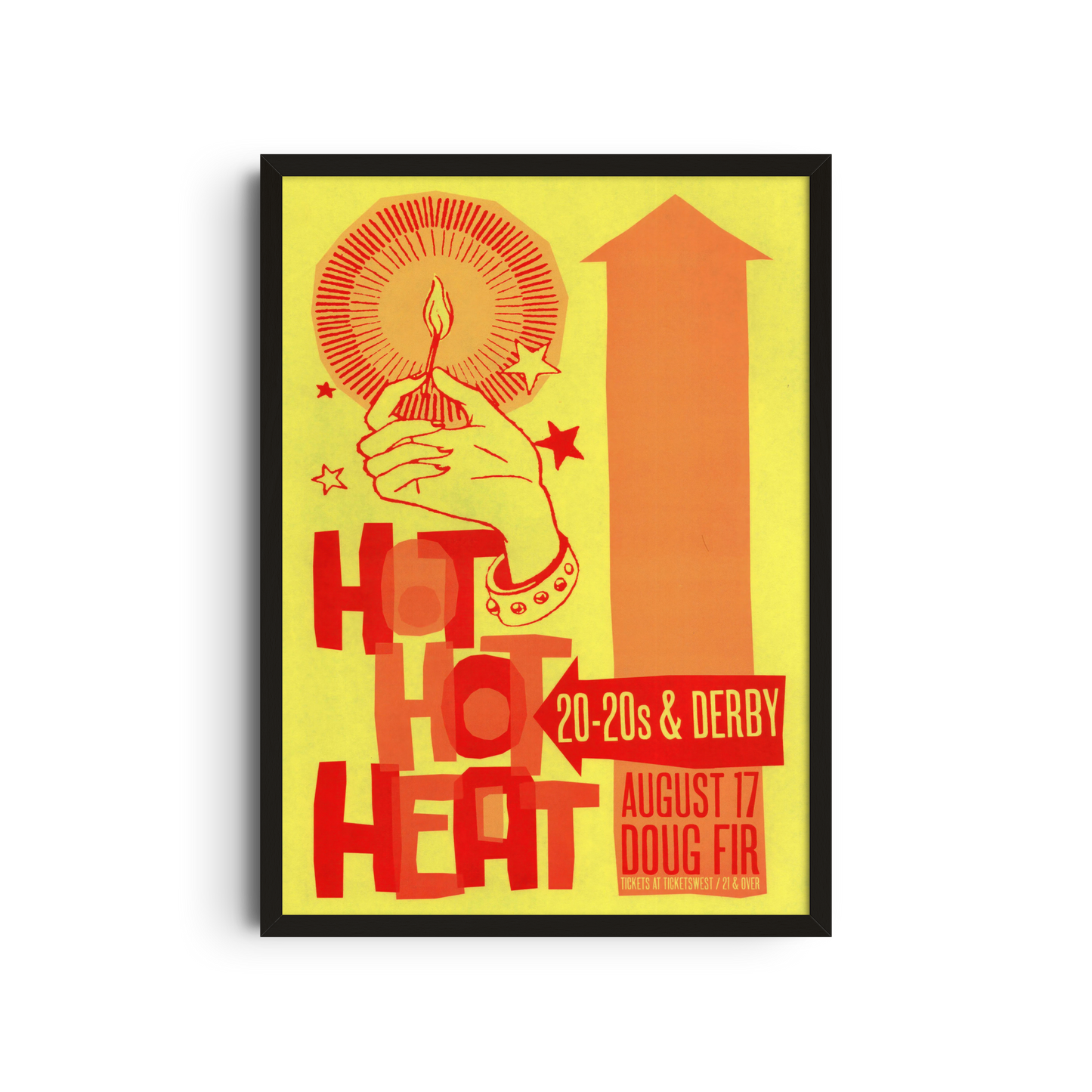 Hi To Heat - Derby Poster