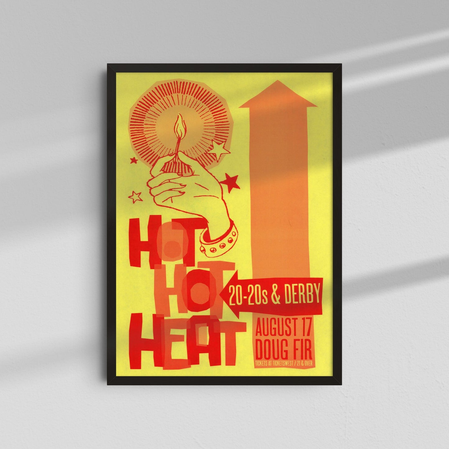 Hi To Heat - Derby Poster