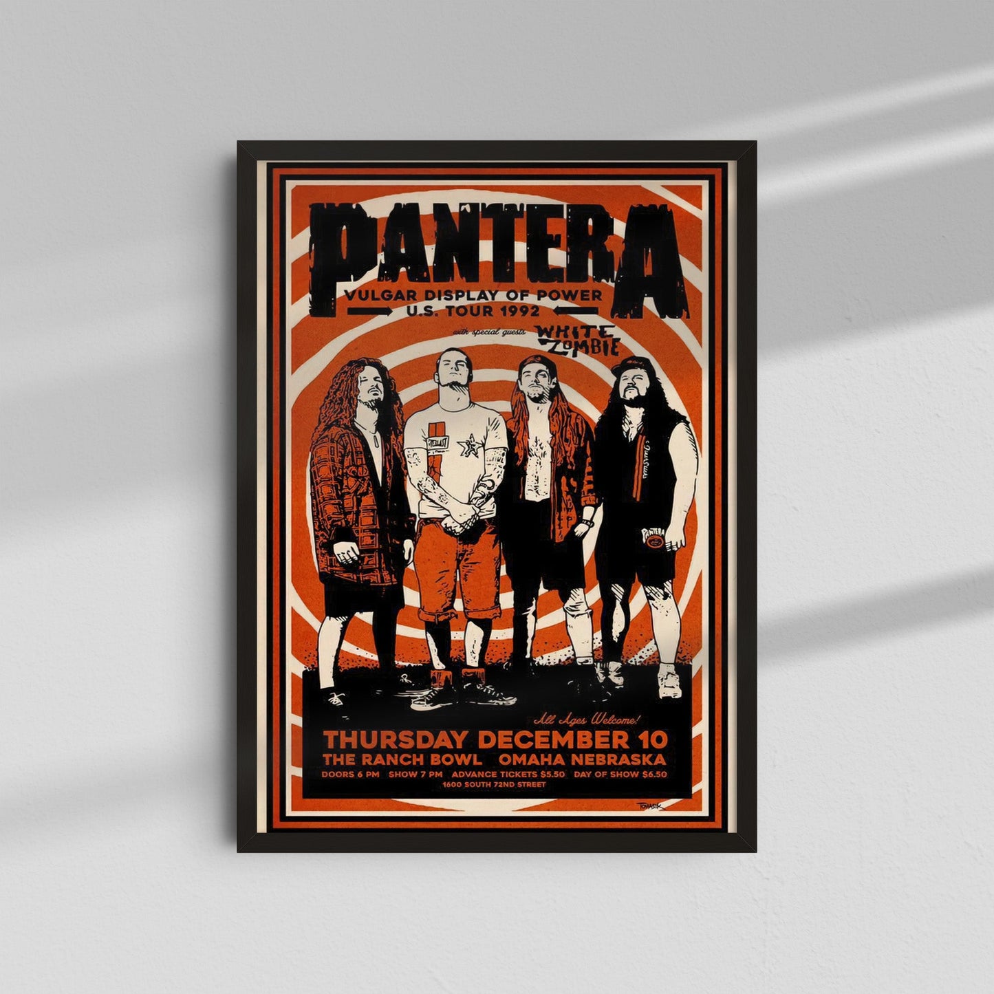 Pantera – December 10th Show Poster