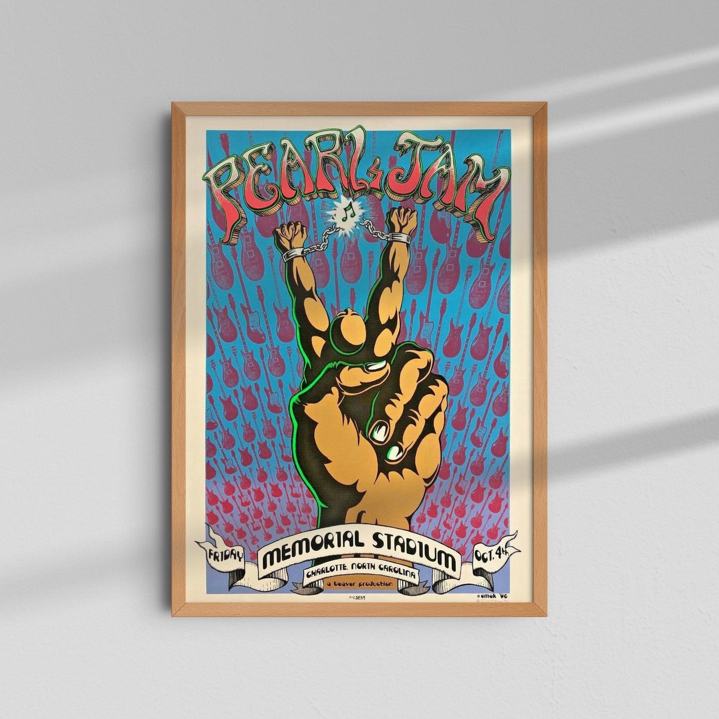 Pearl Jam – Hand Peace Sign Poster