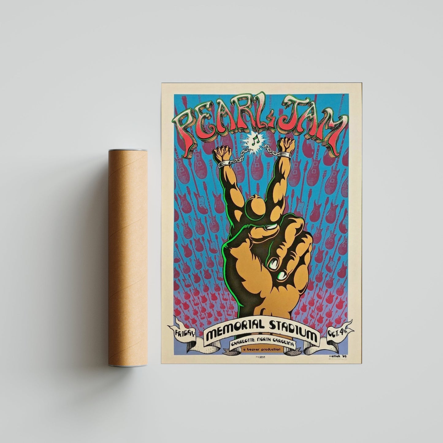 Pearl Jam – Hand Peace Sign Poster