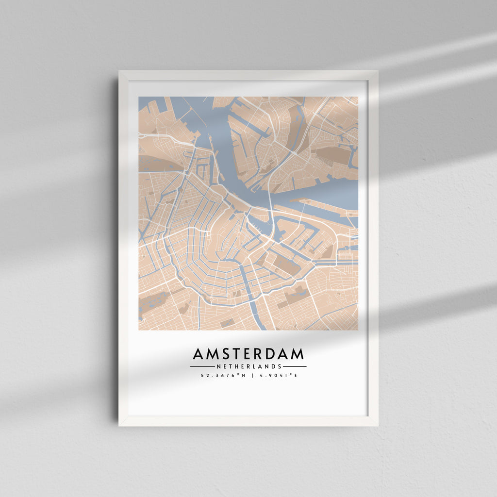 Canales de Ámsterdam - Mapas