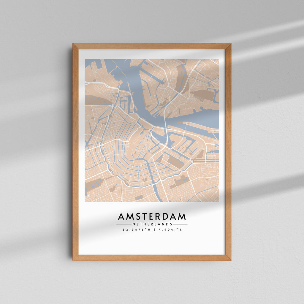 Canales de Ámsterdam - Mapas