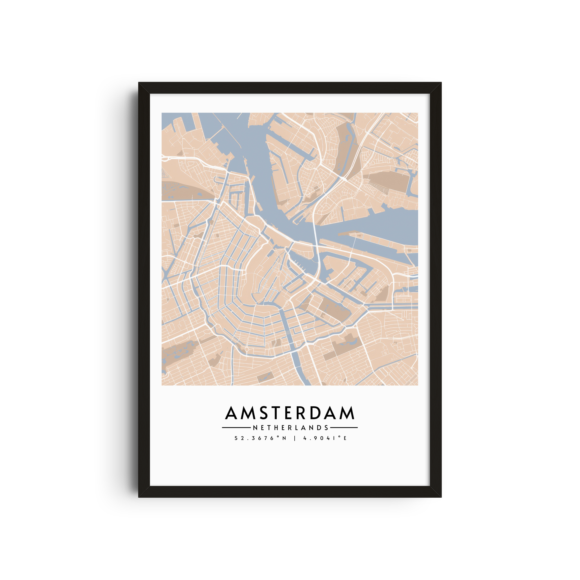 Canales de Ámsterdam - Mapas