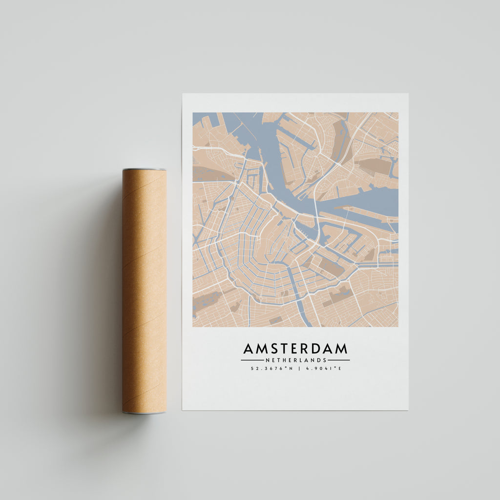 Canales de Ámsterdam - Mapas