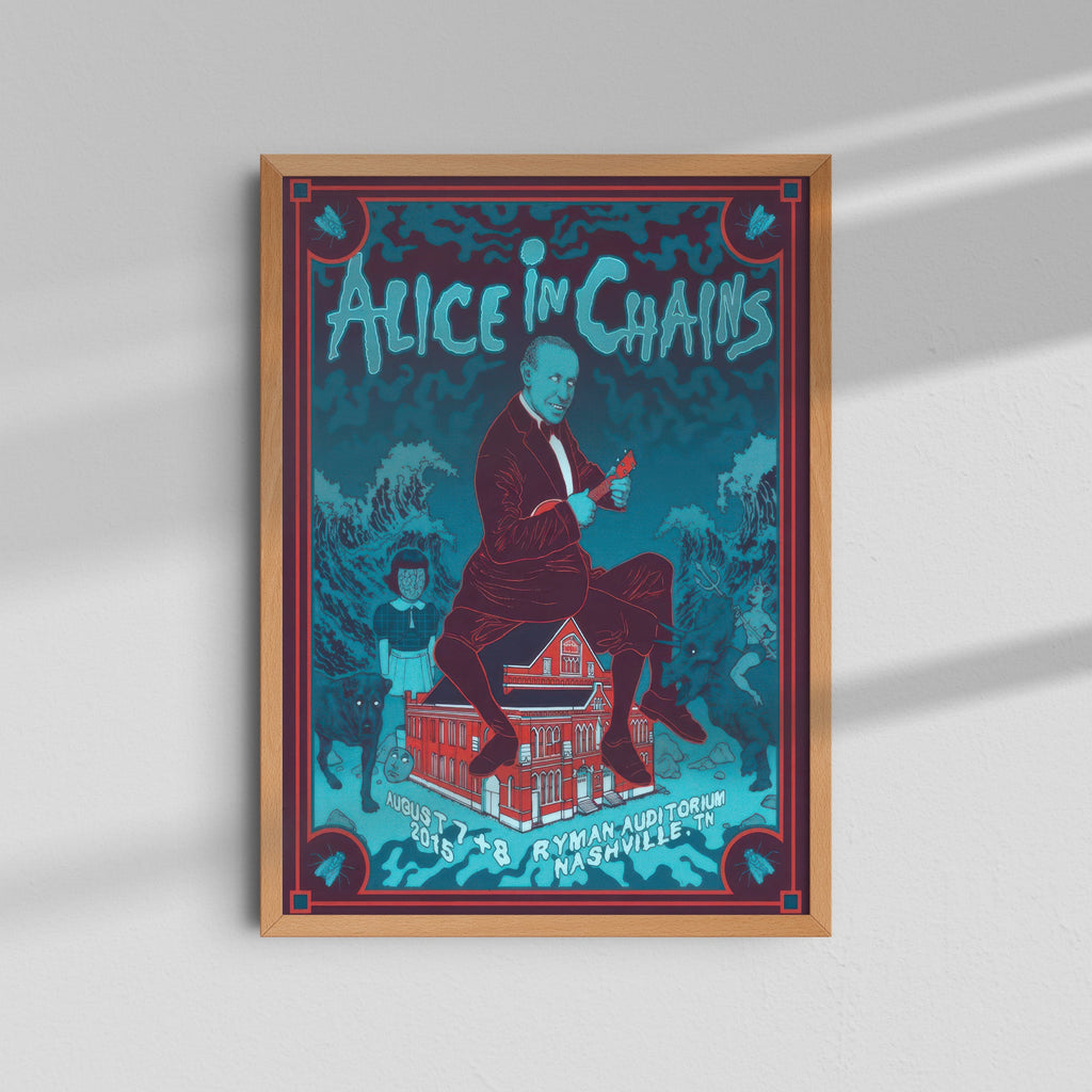 Alice in Chains - Red Poster