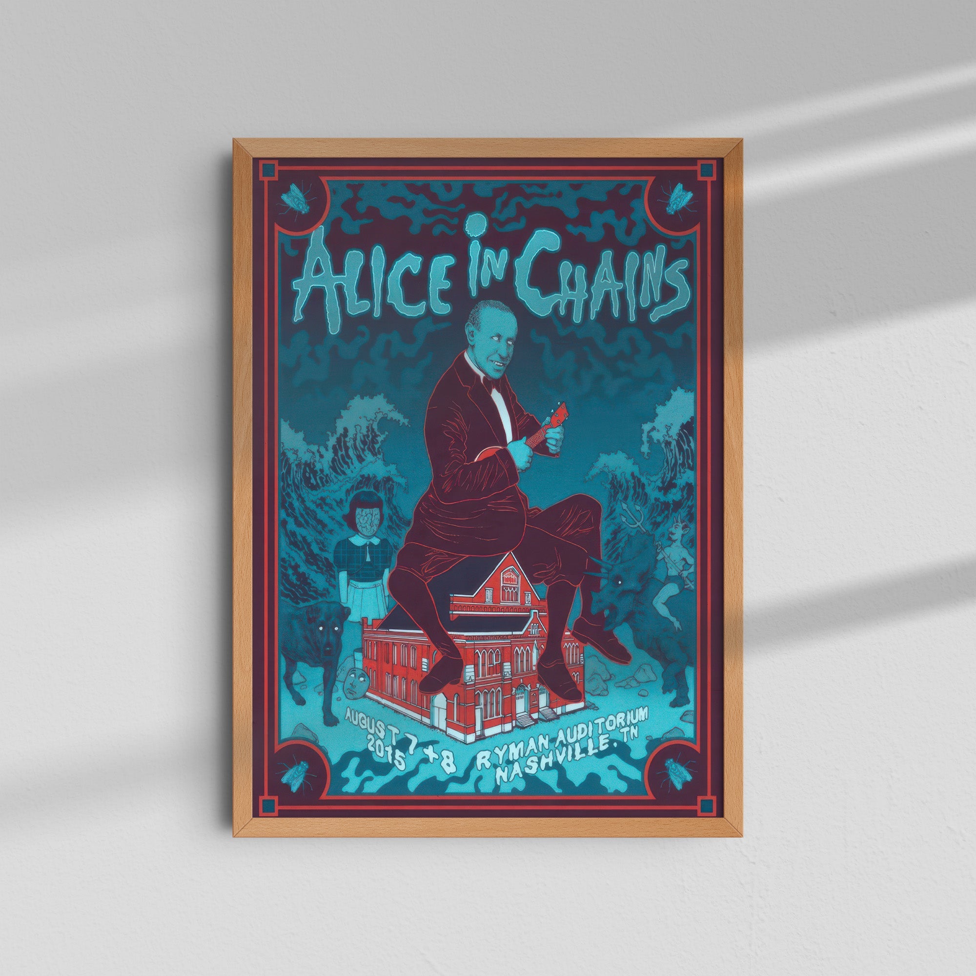 Alice in Chains - Red Poster