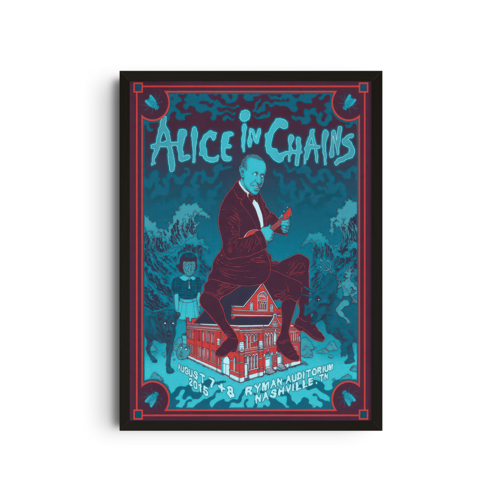 Alice in Chains - Red Poster