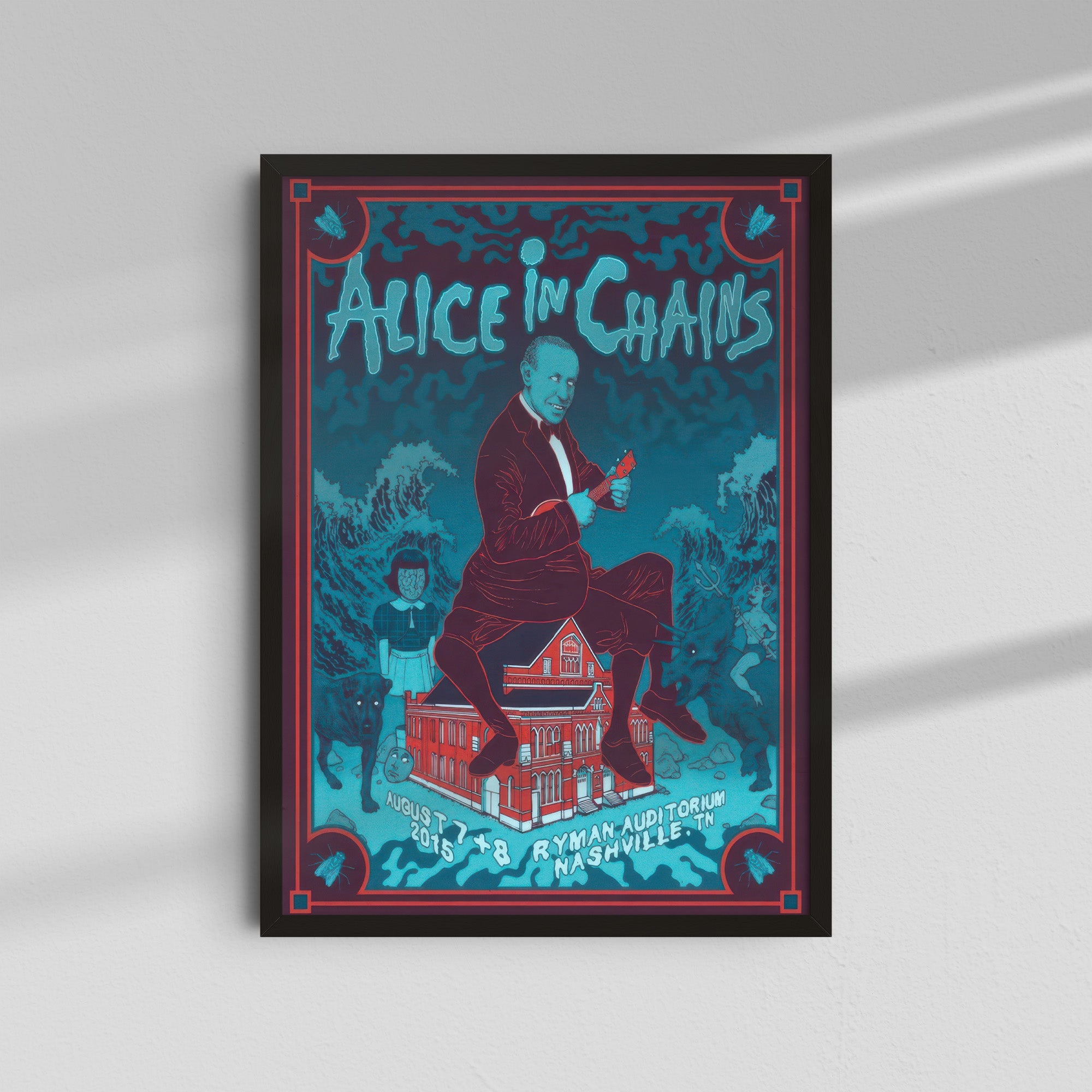 Alice in Chains - Red Poster