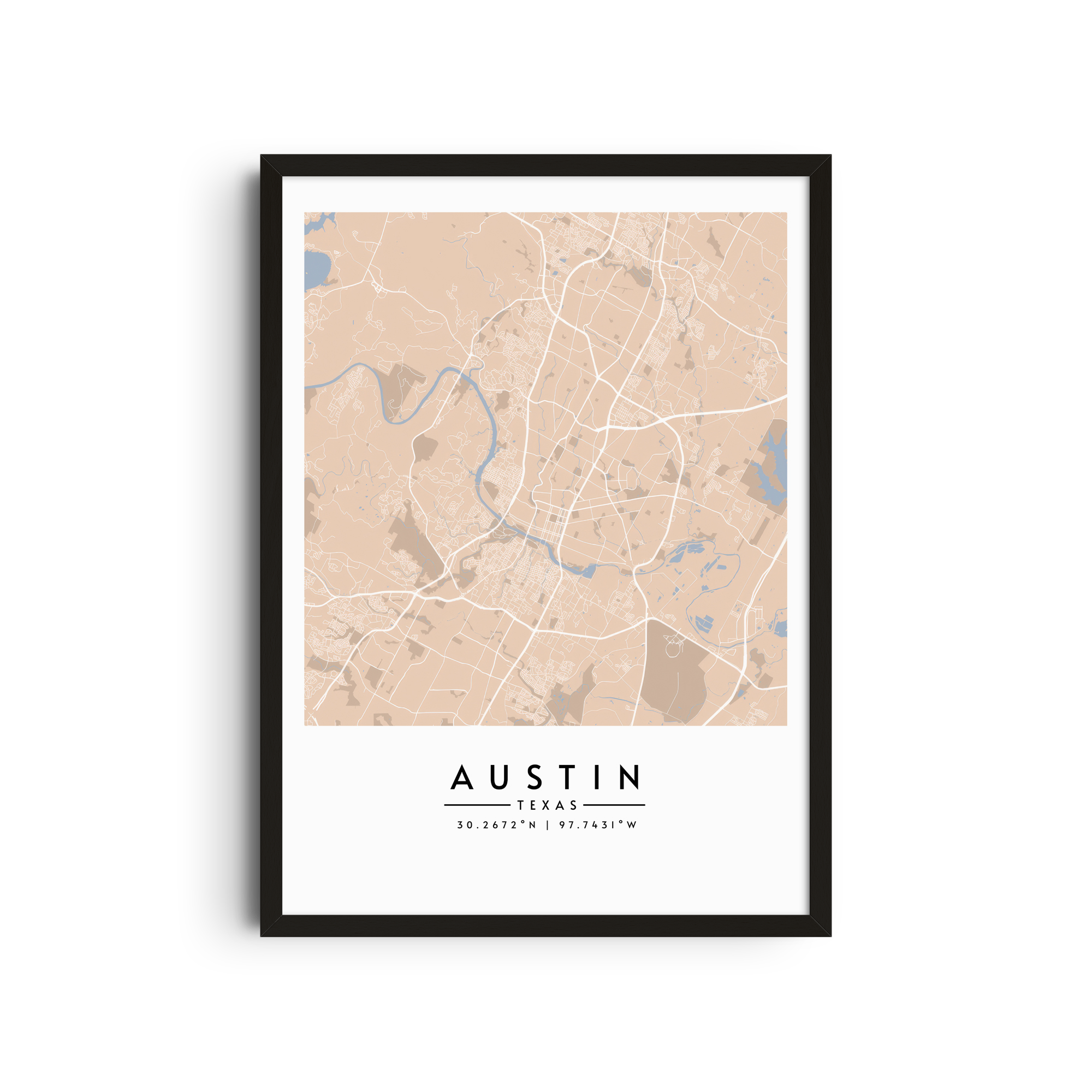 Austin Texas Vintage - Mapas