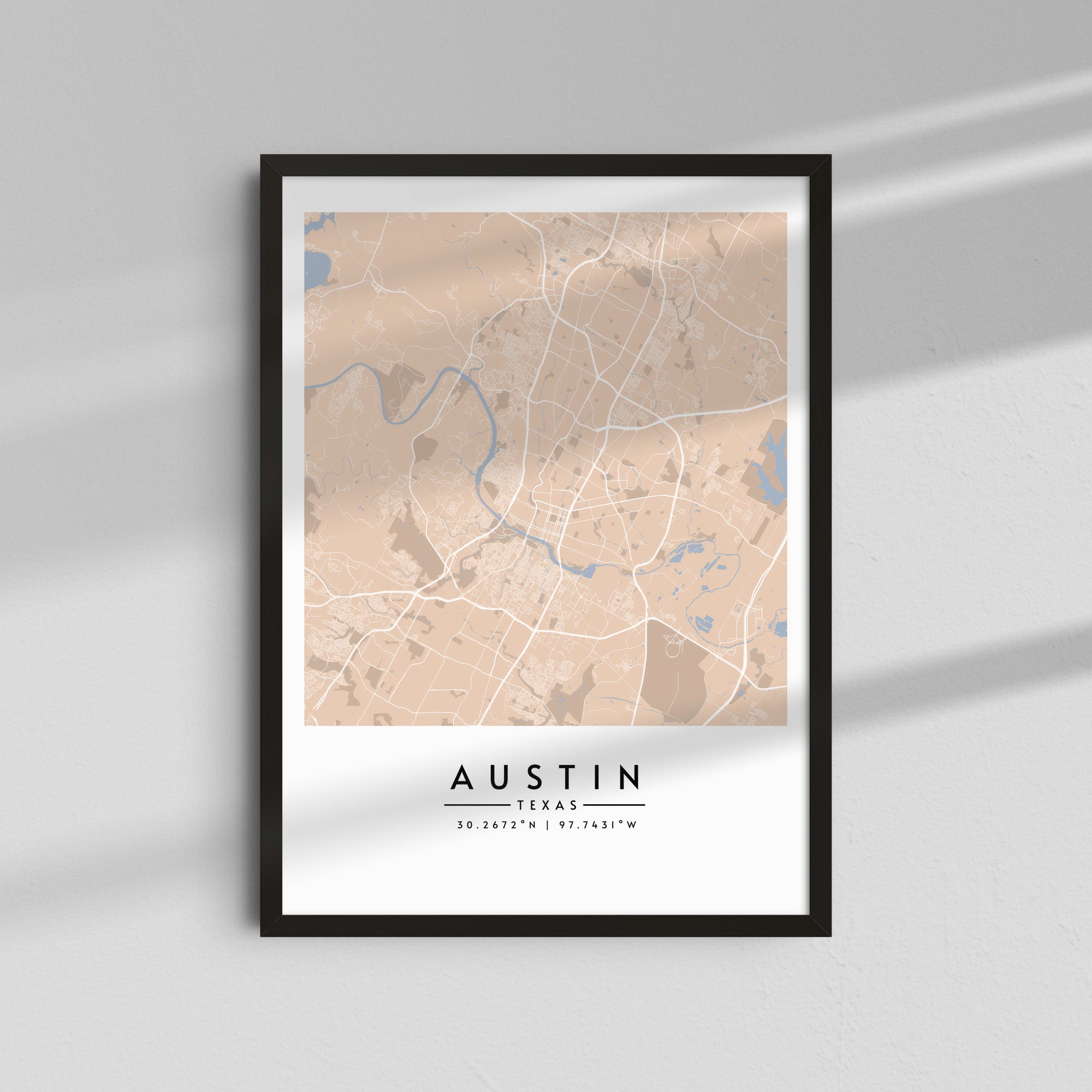 Austin Texas Vintage - Mapas