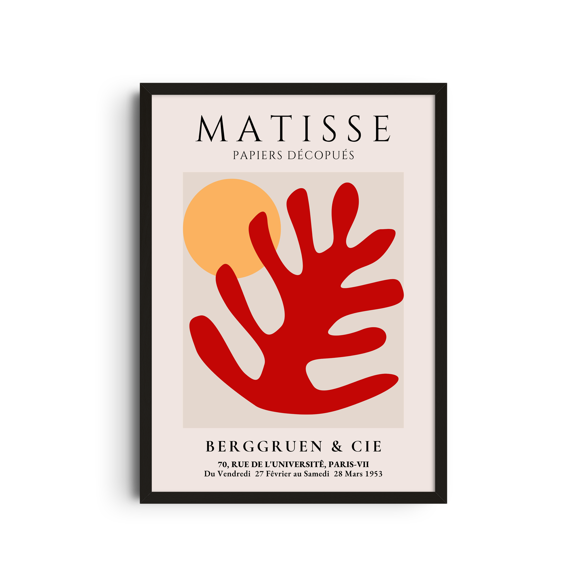 Rama Roja y Sol - Matisse