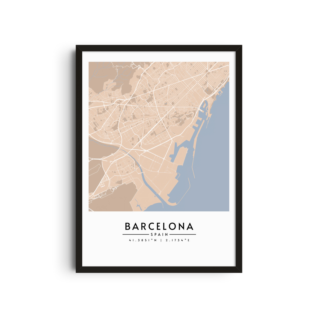Barcelona en Sepia - Mapas