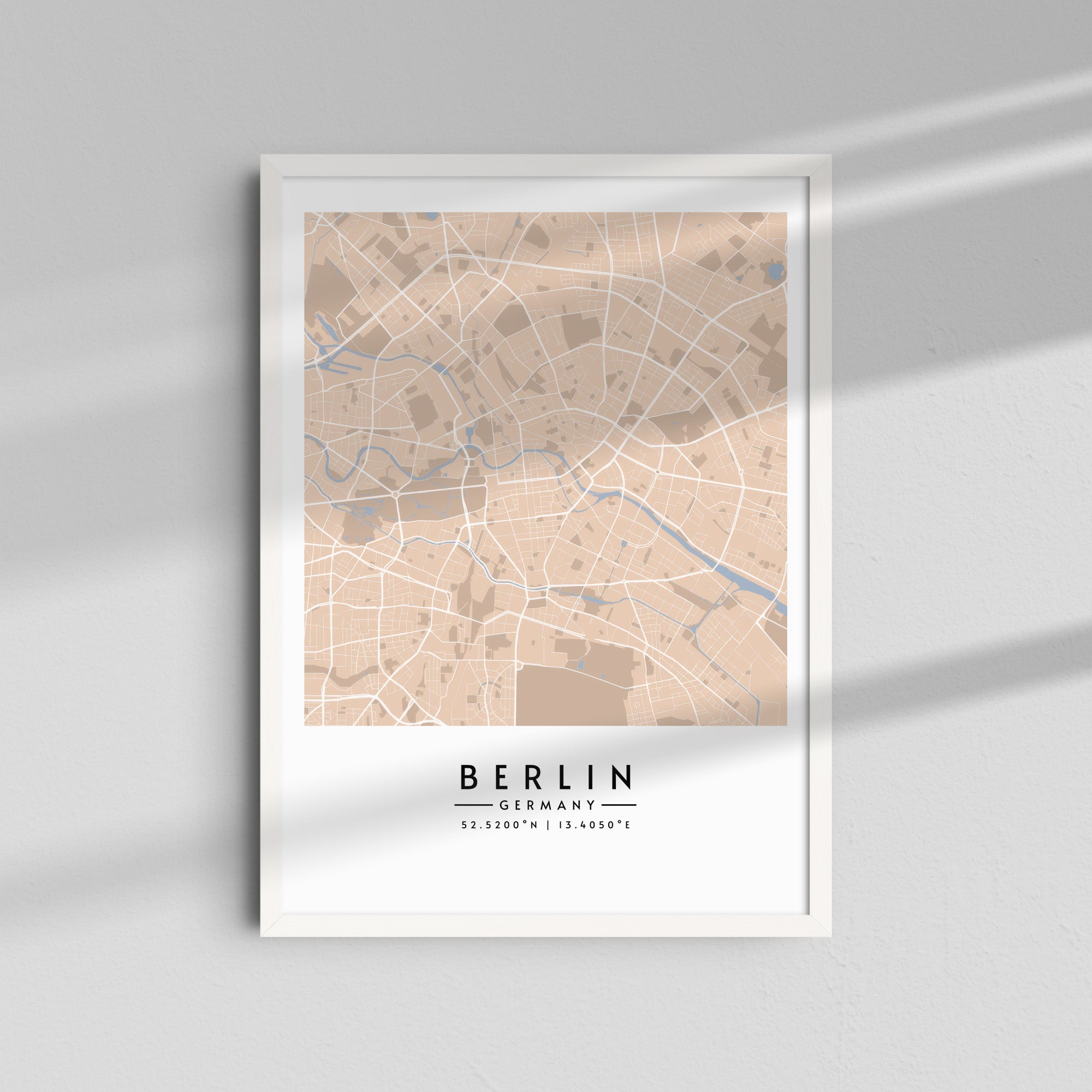 Berlín en tonos arena - Mapas