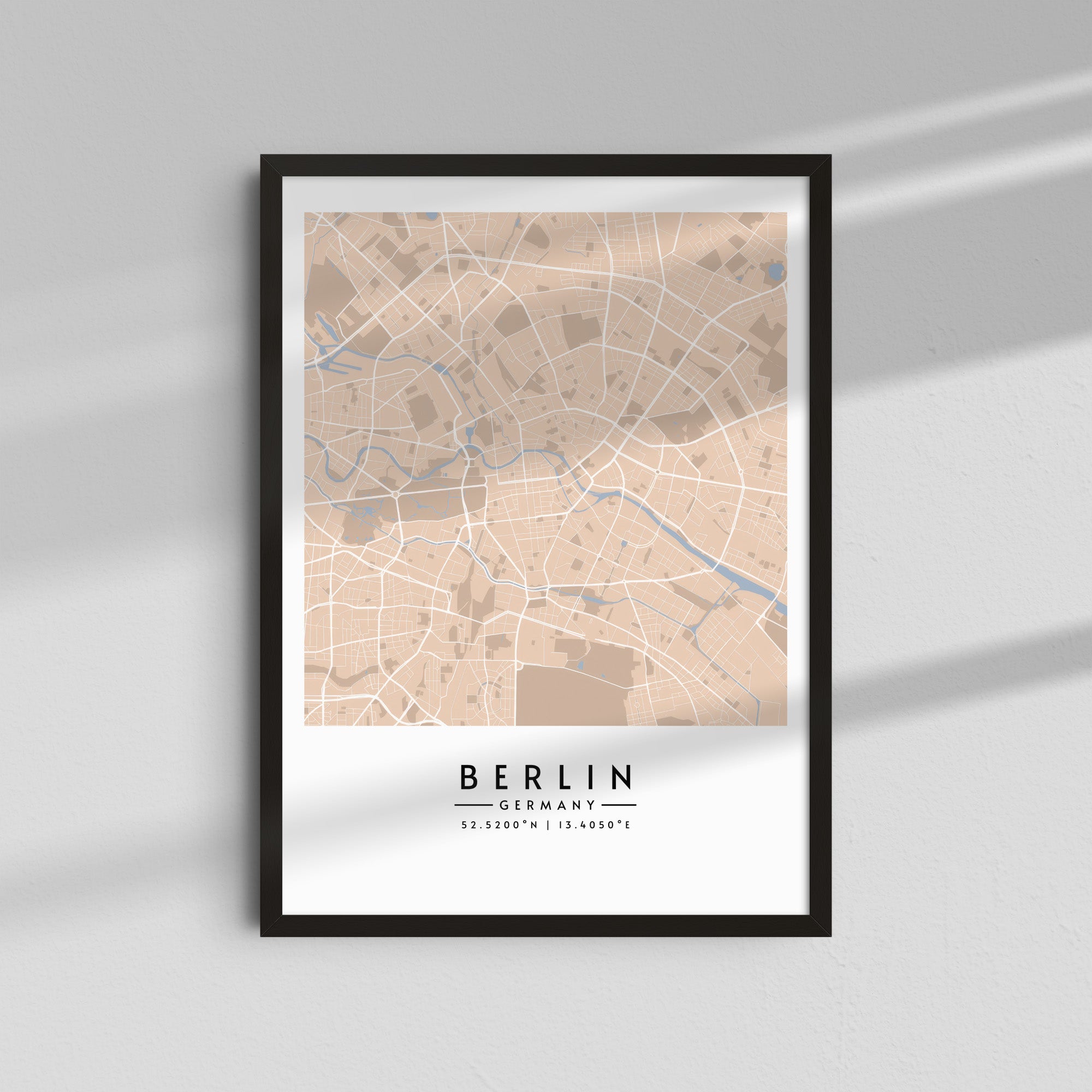 Berlín en tonos arena - Mapas