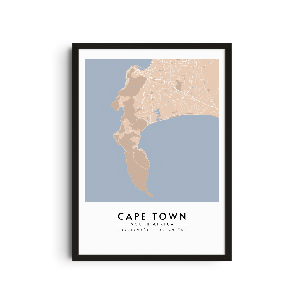 Ciudad del Cabo Costera - Mapas