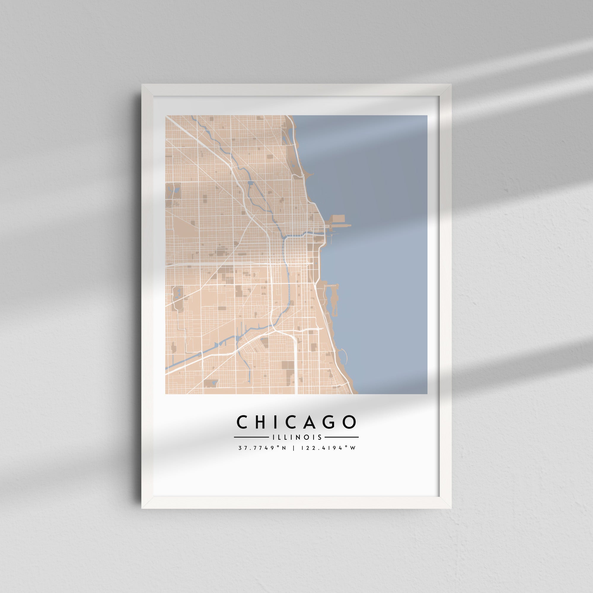Chicago desde el cielo - Mapas
