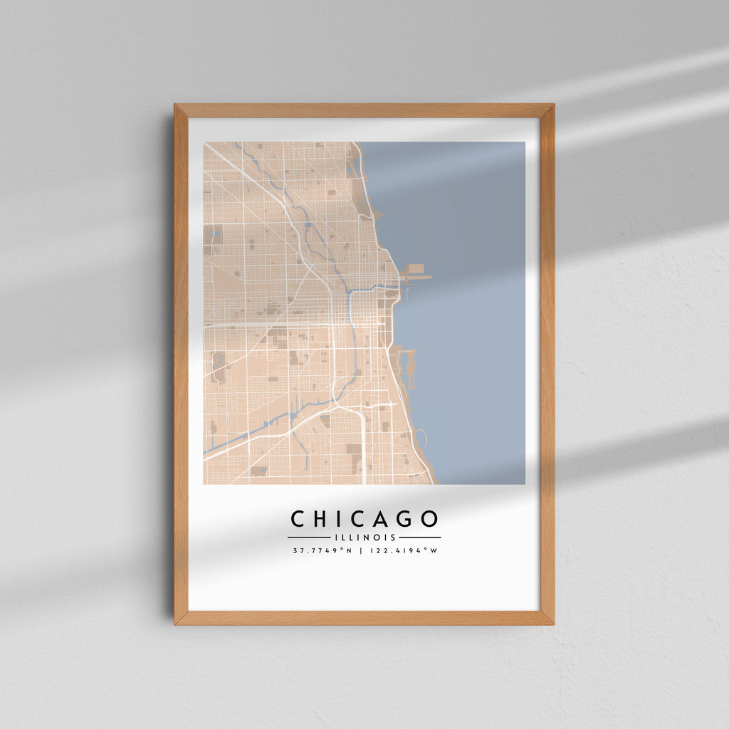 Chicago desde el cielo - Mapas