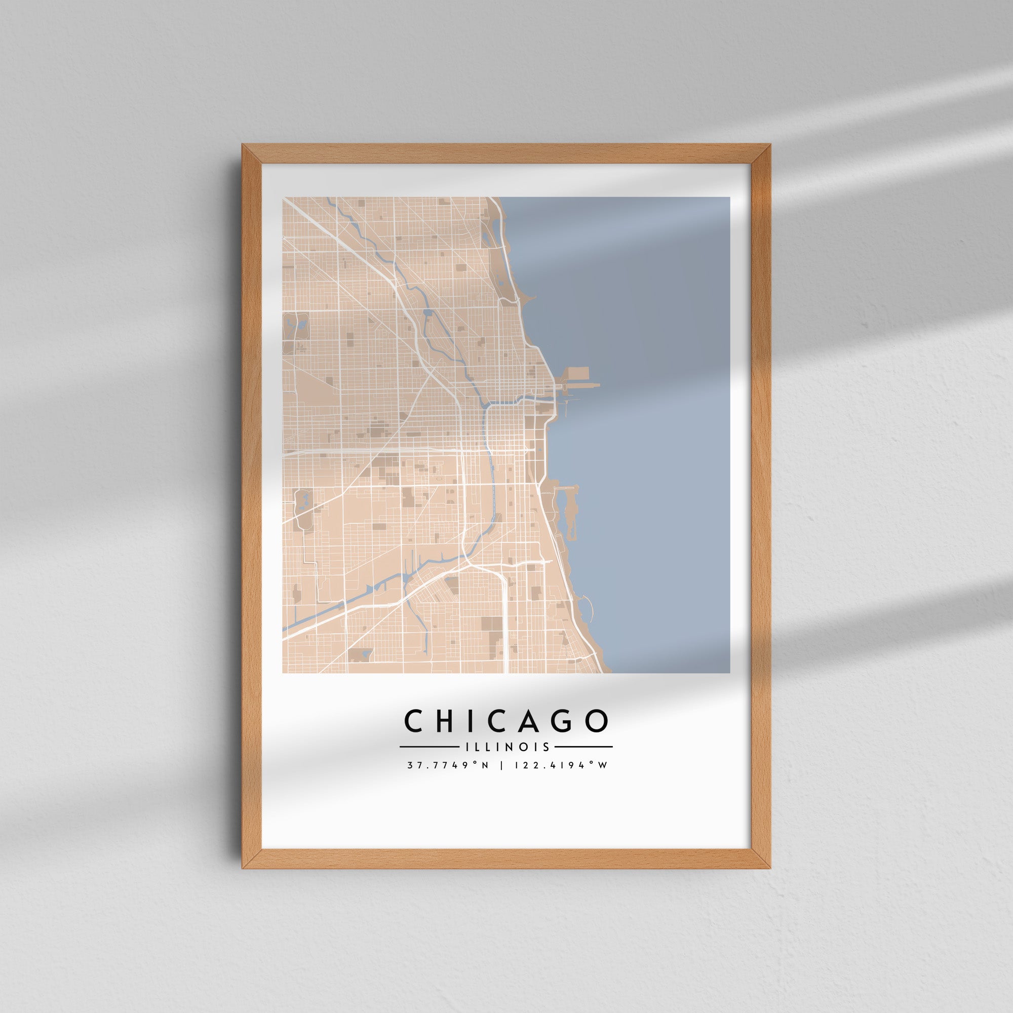 Chicago desde el cielo - Mapas