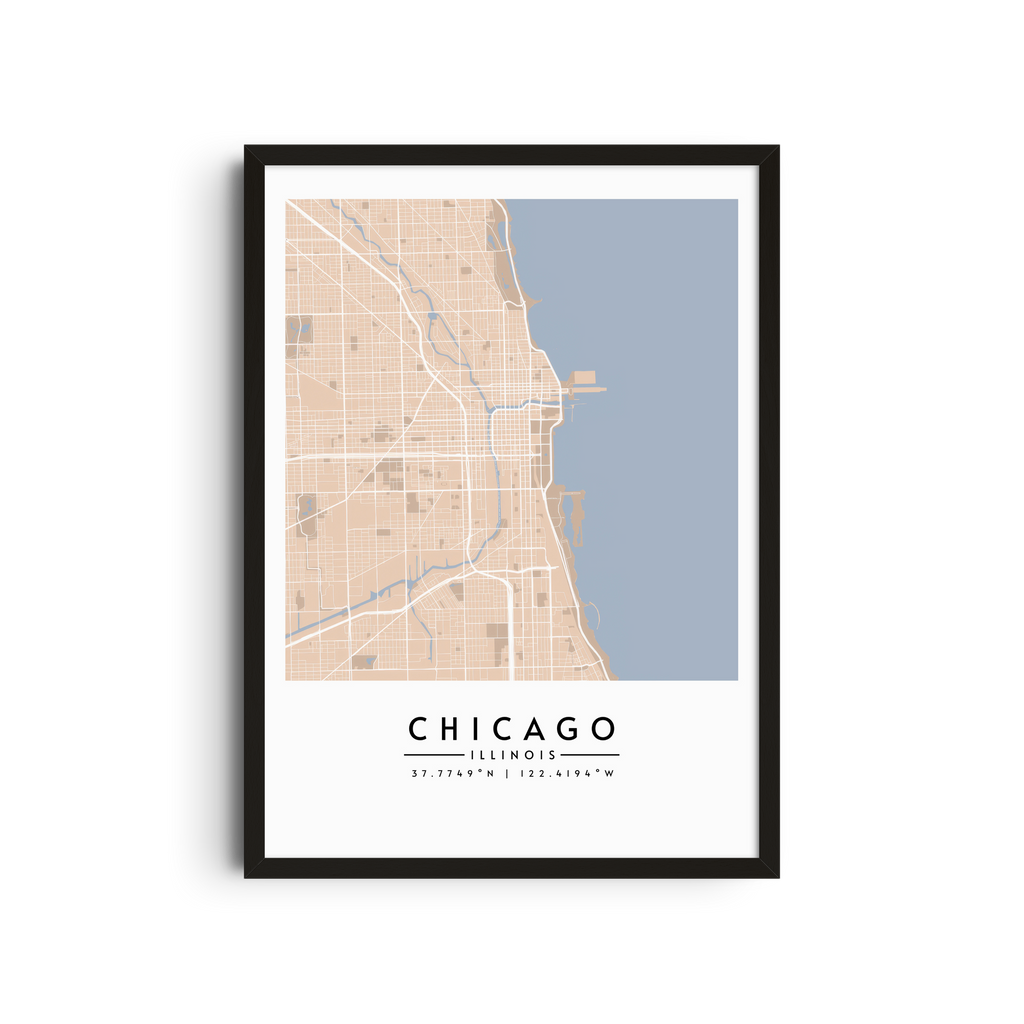 Chicago desde el cielo - Mapas