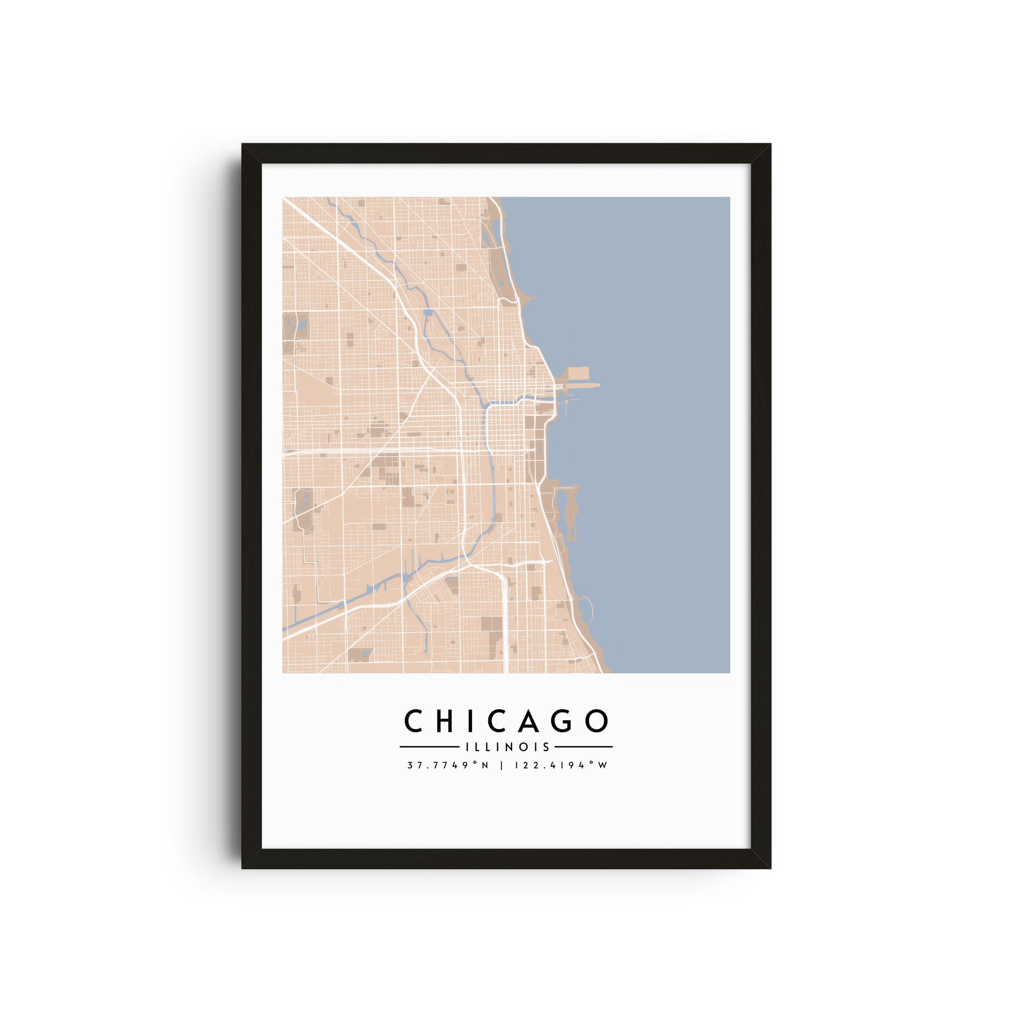 Chicago desde el cielo - Mapas