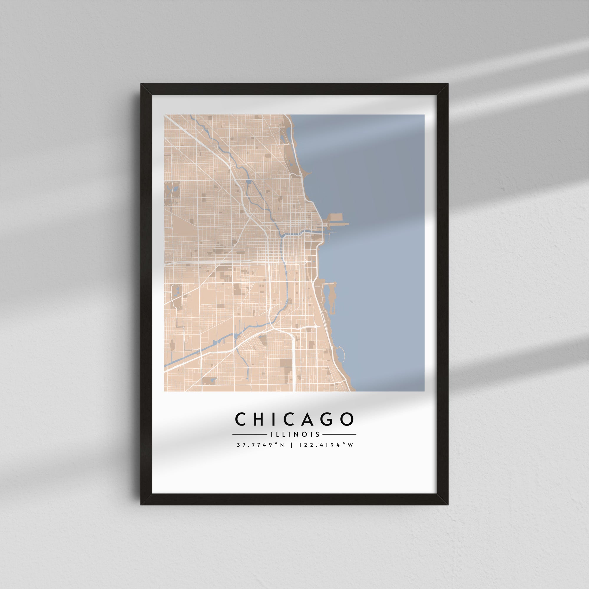 Chicago desde el cielo - Mapas