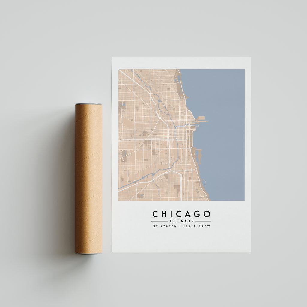 Chicago desde el cielo - Mapas