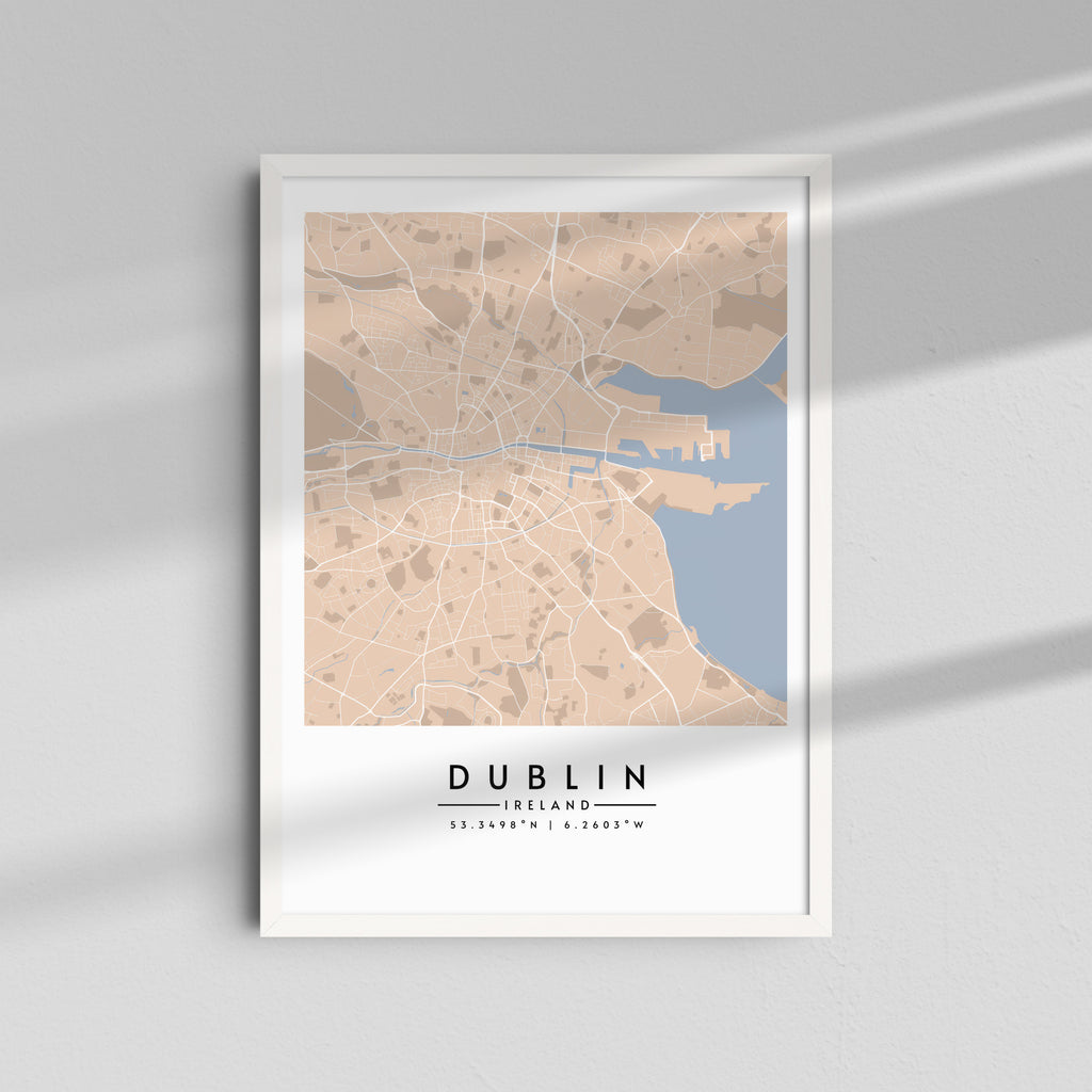 Dublín en tonos pastel - Mapas