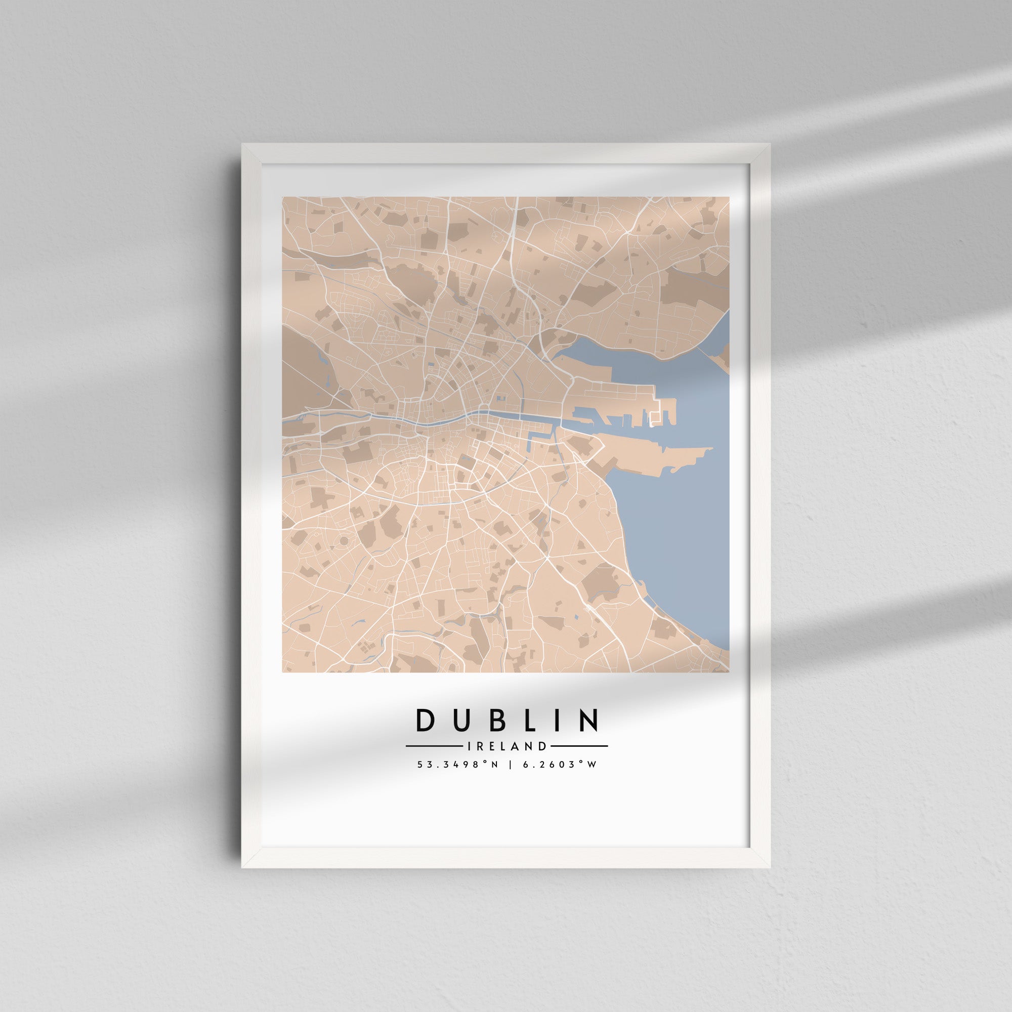 Dublín en tonos pastel - Mapas