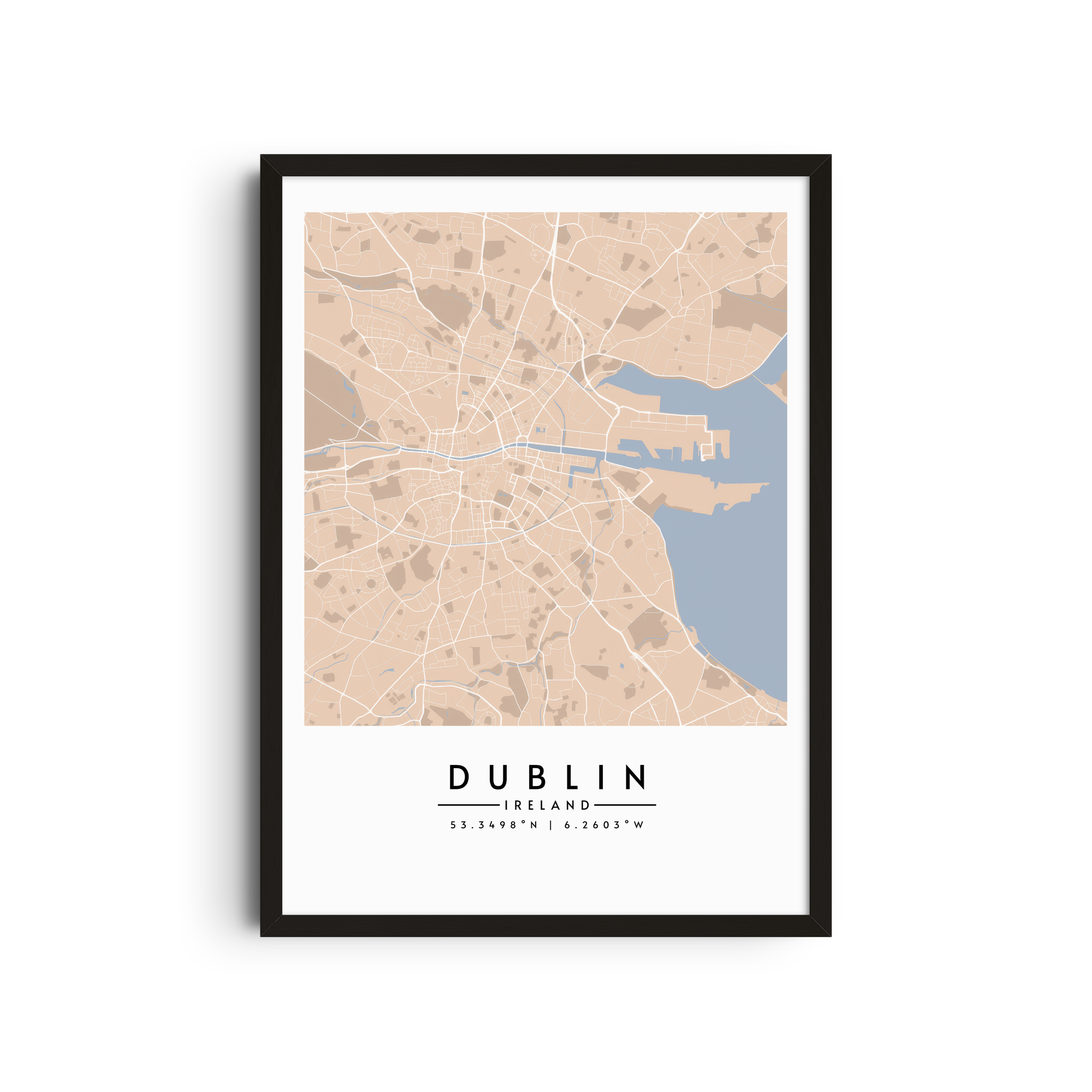 Dublín en tonos pastel - Mapas