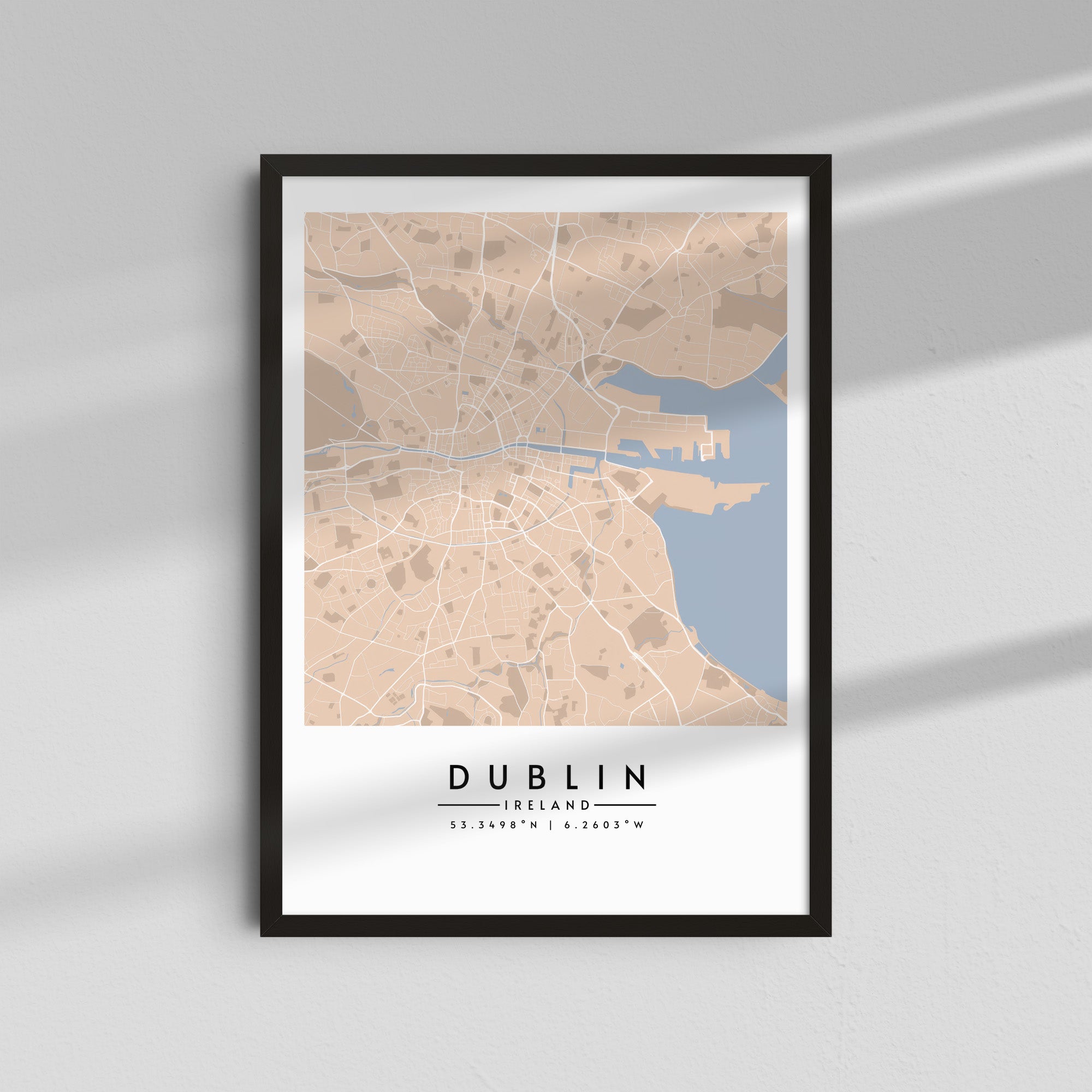 Dublín en tonos pastel - Mapas