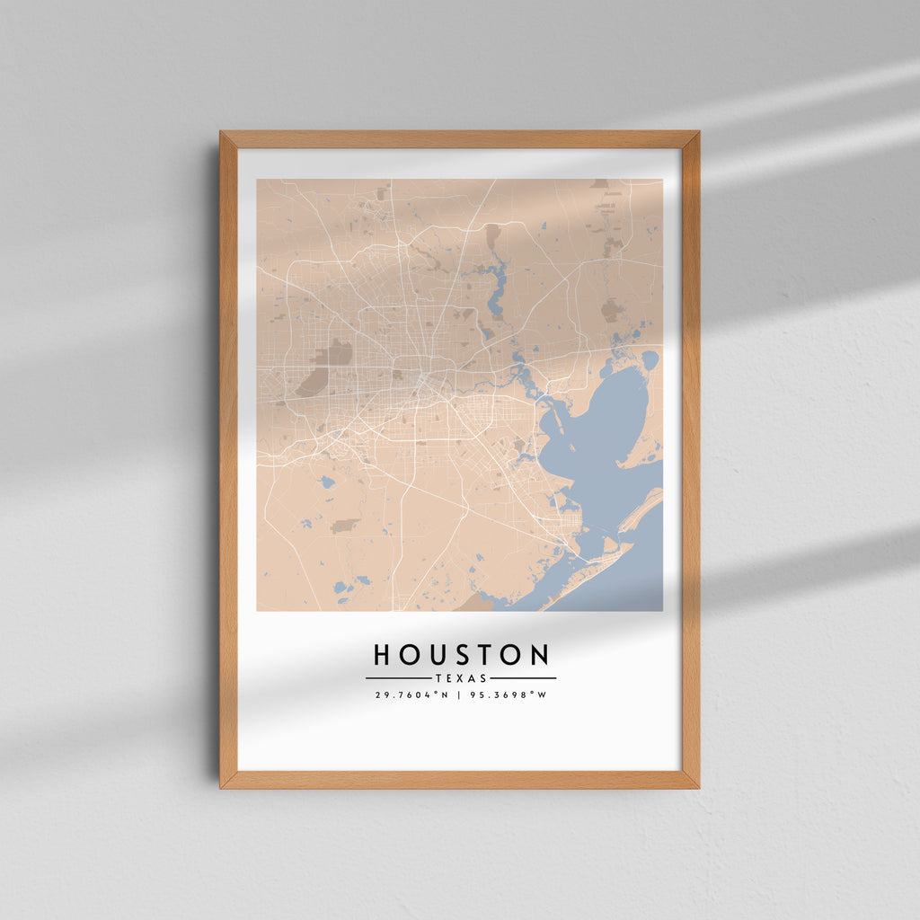 Houston Texas Coordenadas - Mapas