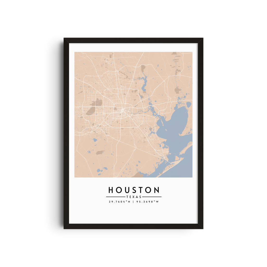 Houston Texas Coordenadas - Mapas