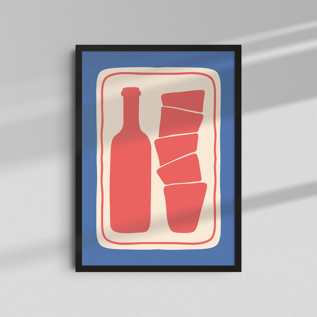 Botella y Vasos
