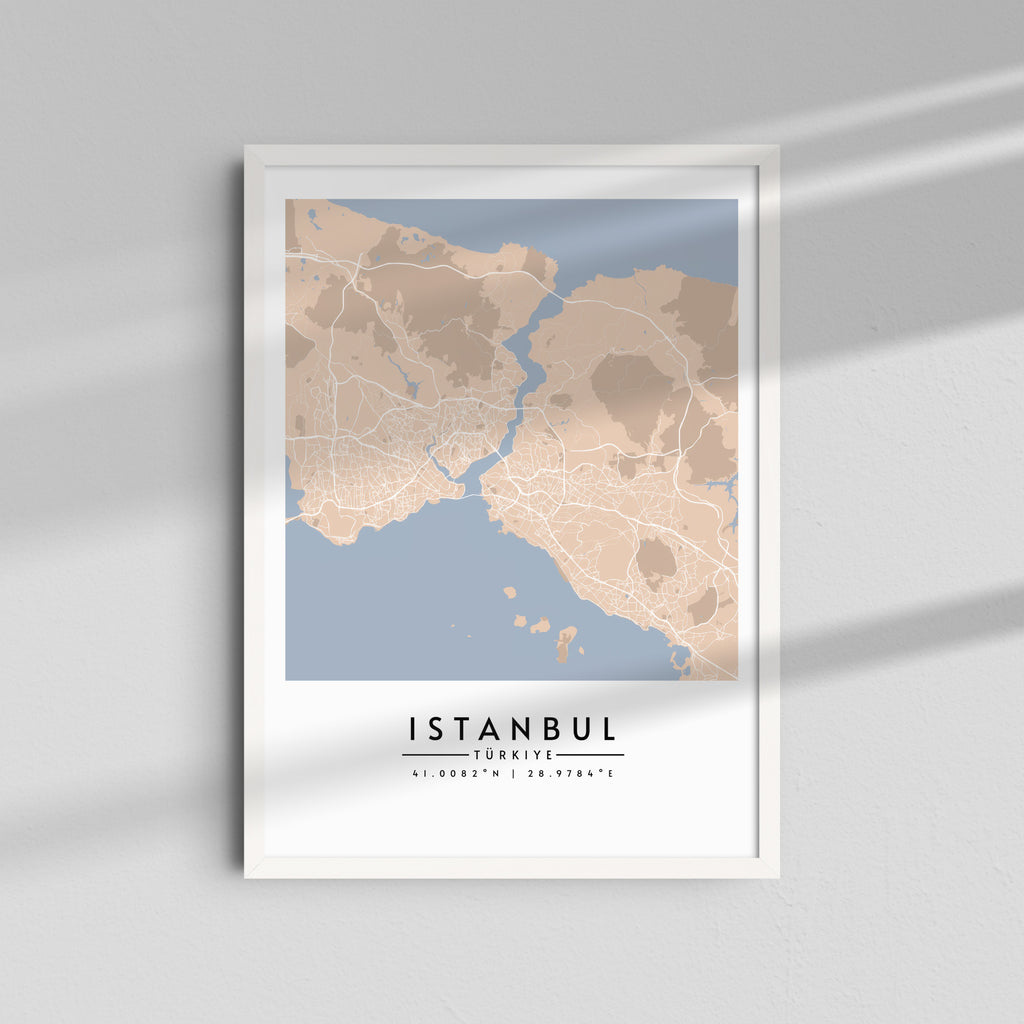 Estambul en tonos arena - Mapas