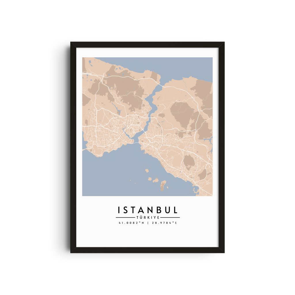 Estambul en tonos arena - Mapas