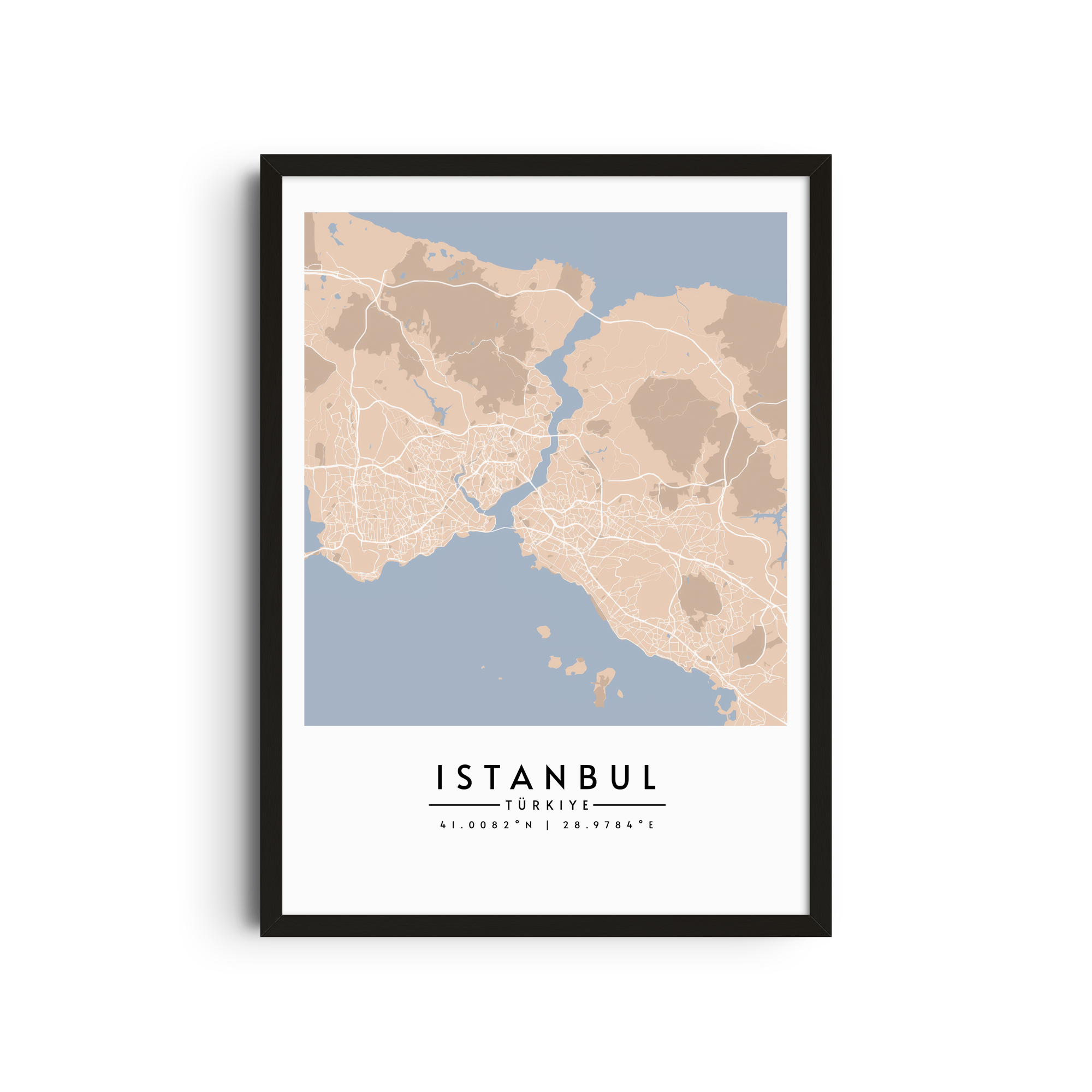Estambul en tonos arena - Mapas