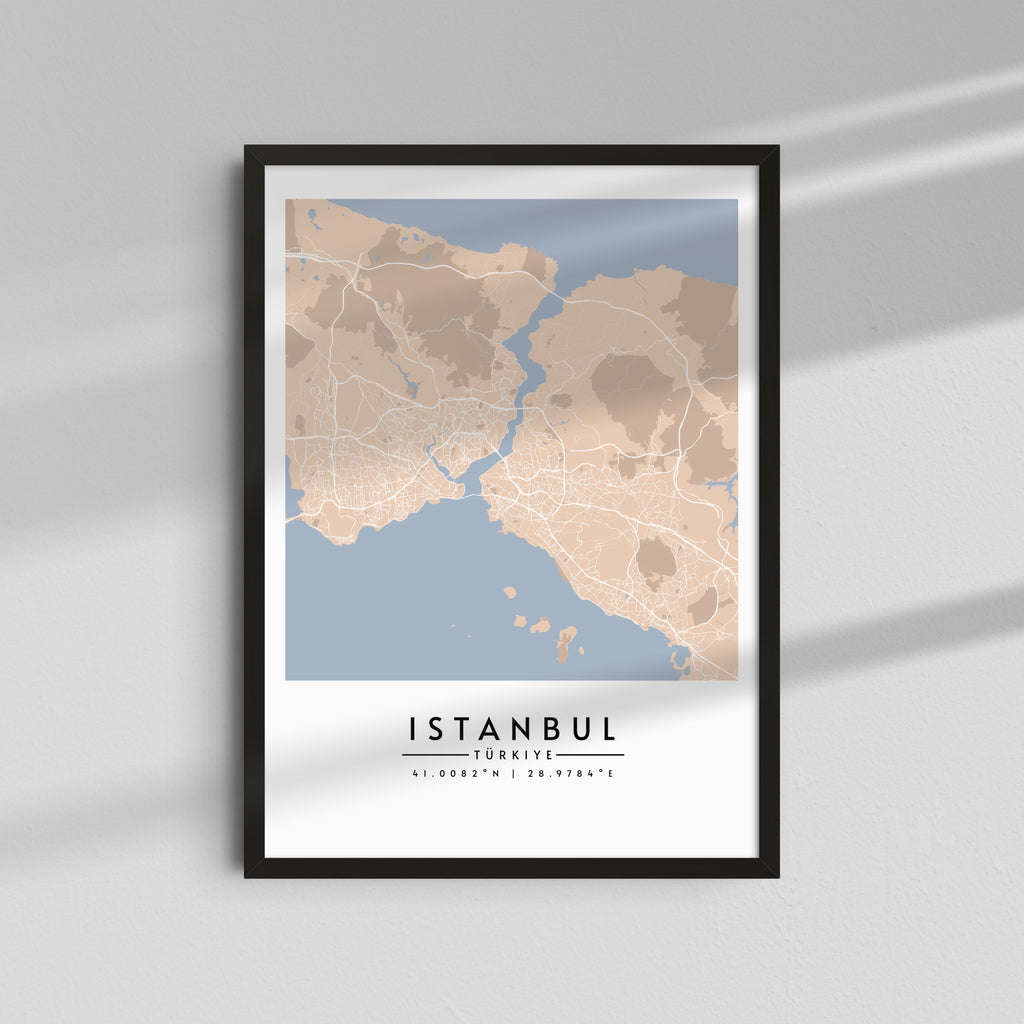 Estambul en tonos arena - Mapas