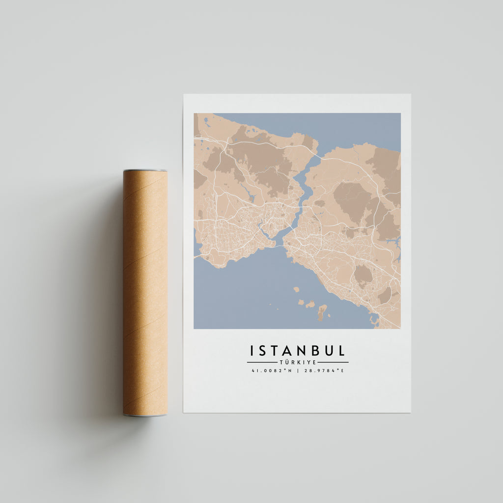 Estambul en tonos arena - Mapas