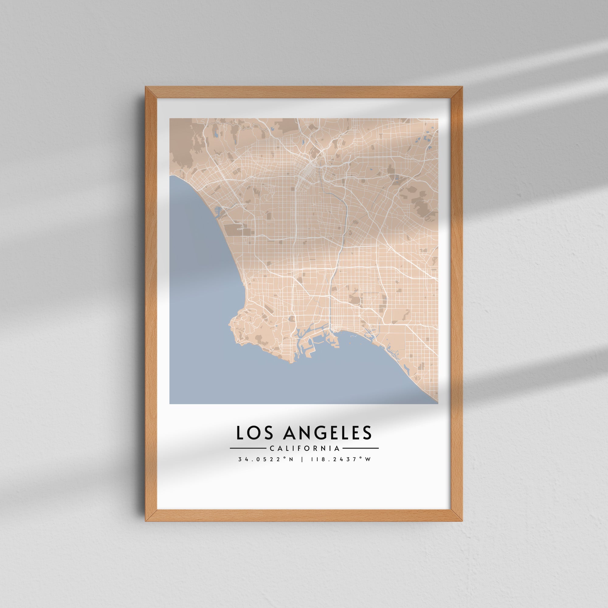 Los Ángeles en Beige - Mapas